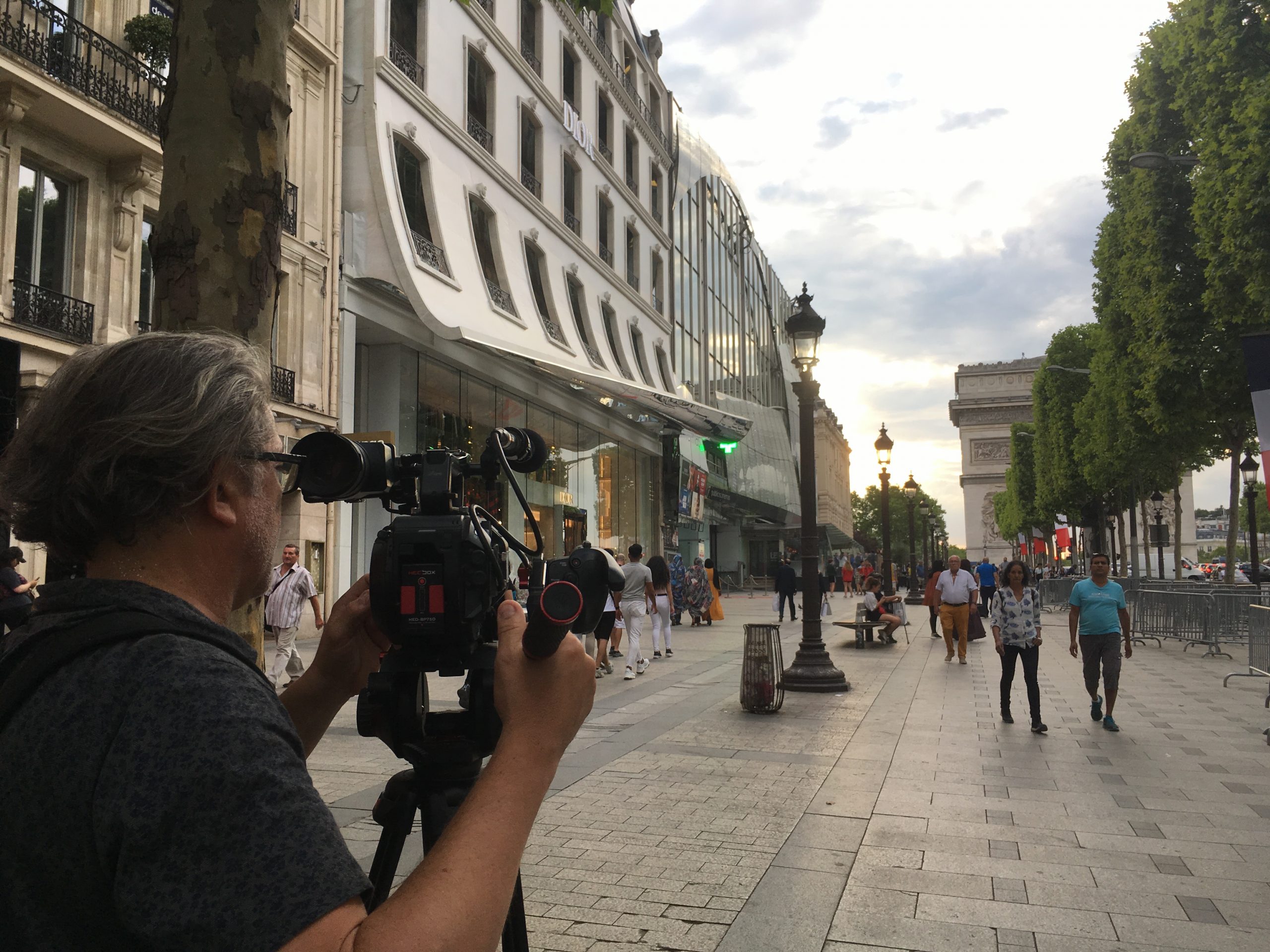 Tournage pour Terres Rouges/ Dior